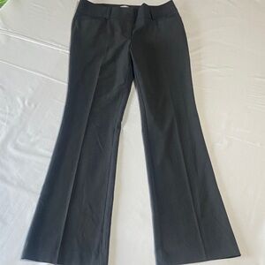 New York & Company Women's Dress Flared Pants Trousers Size 4 Gray Mid Rise